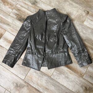 Carlisle Shimmering Silver Blazer